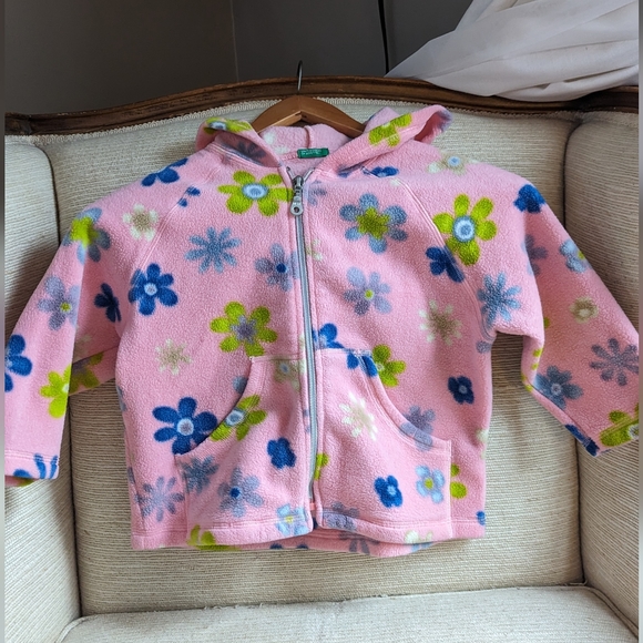 United Colors of Benetton Fleece Zip Up - Picture 1 of 7